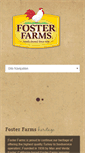 Mobile Screenshot of fosterfarmsturkey.com